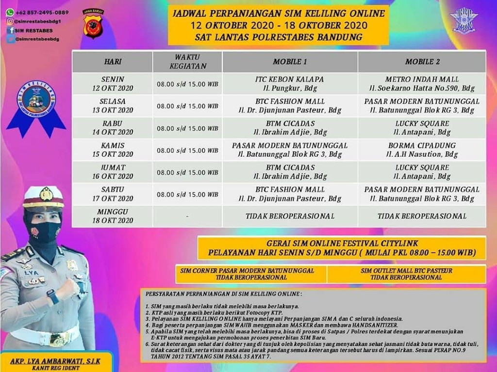 Jadwal Simling Polrestabes Bandung