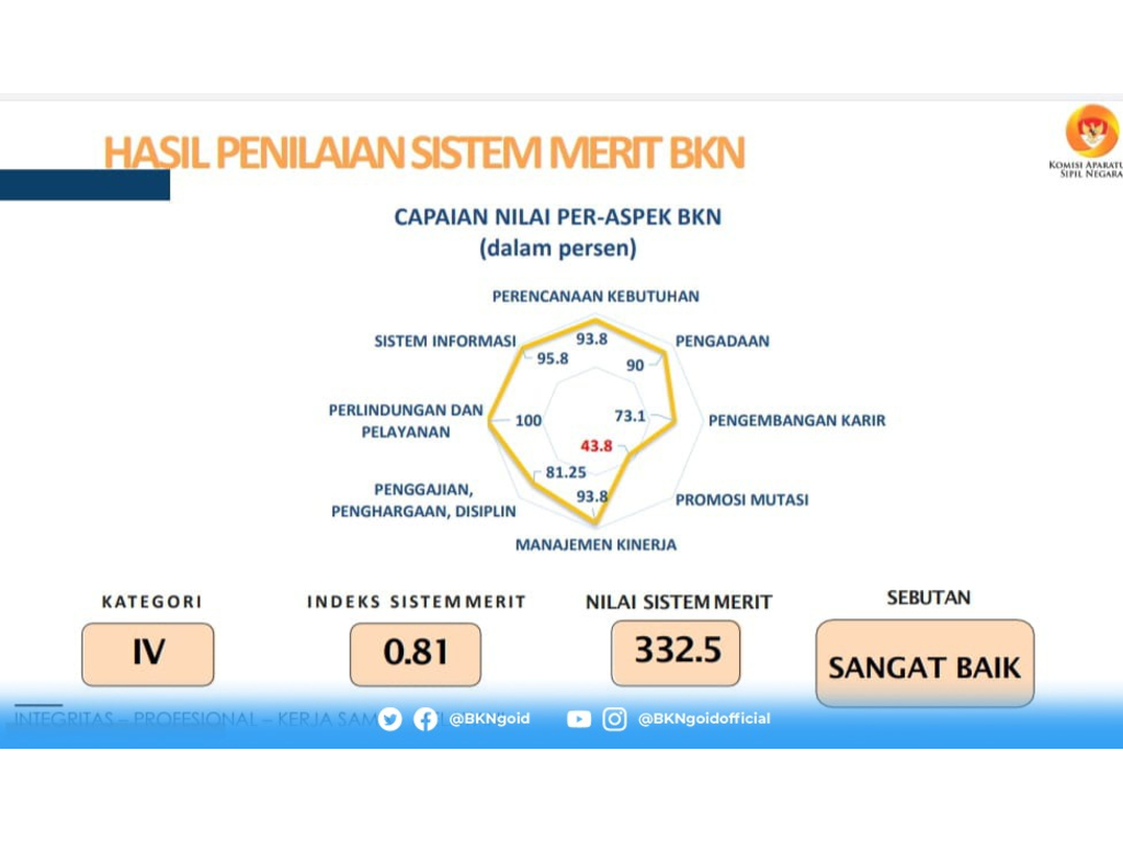 Hasil Penilaian sistem Merit BKN