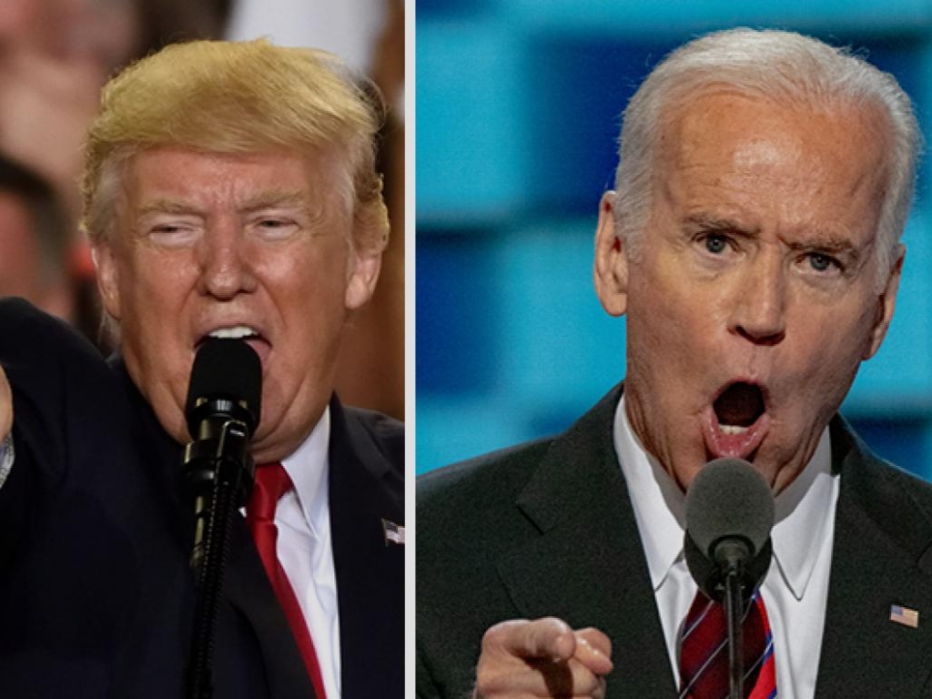 Donald Trump and Joe Biden