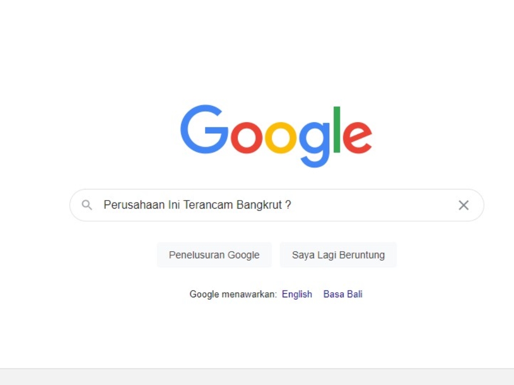 Halaman Utama Google