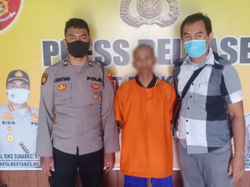 Pria Botak Nodai Ipar di Sumut