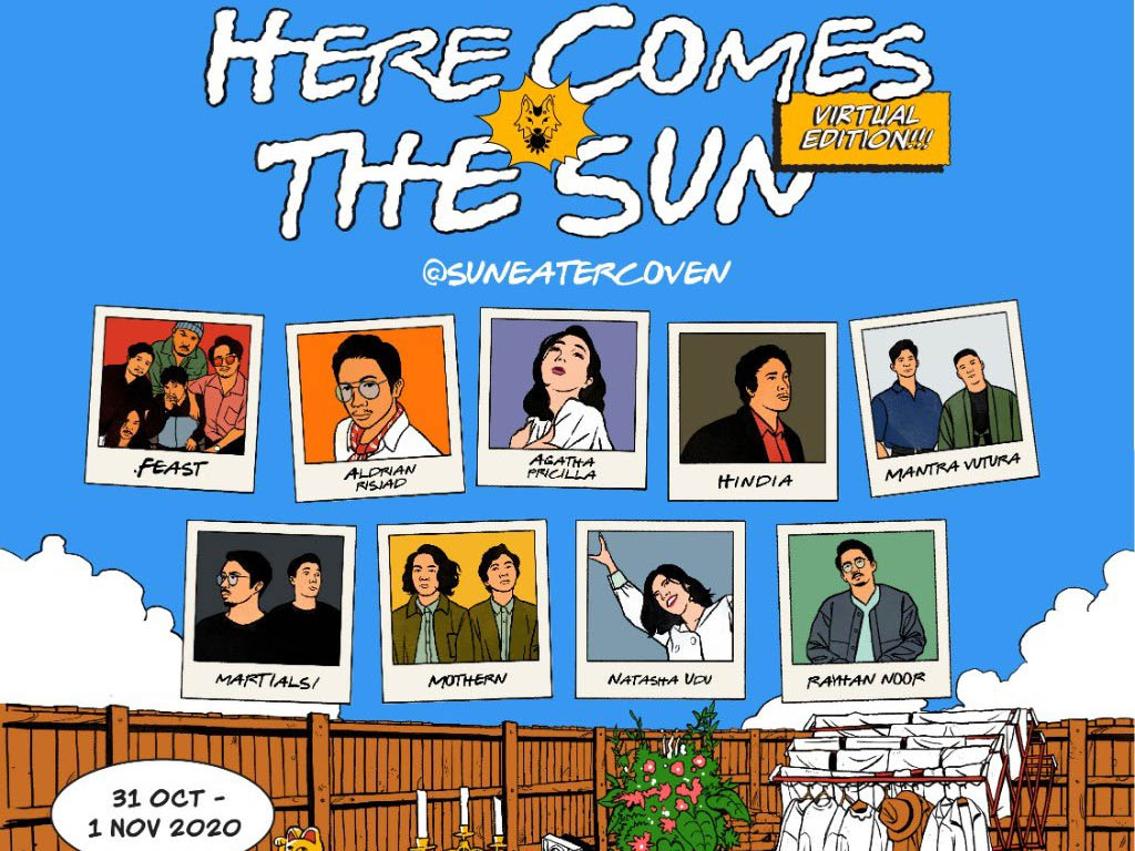 Poster Konser Here Comes The Sun
