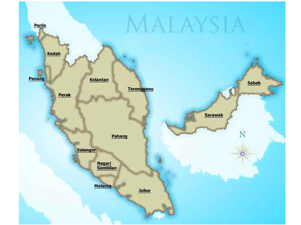Малайзия политическая. Куала-Лумпур столица какого государства карта. Штат Теренггану Малайзия. Куала Тренгану Малайзия на карте.