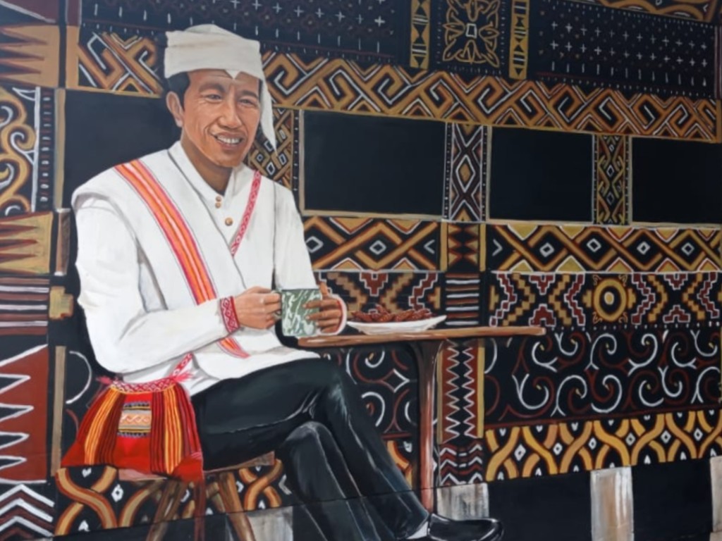 Lukisan Presiden Jokowi