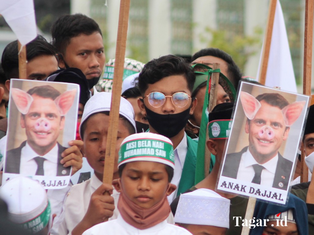 Aksi Presiden Prancis di Aceh