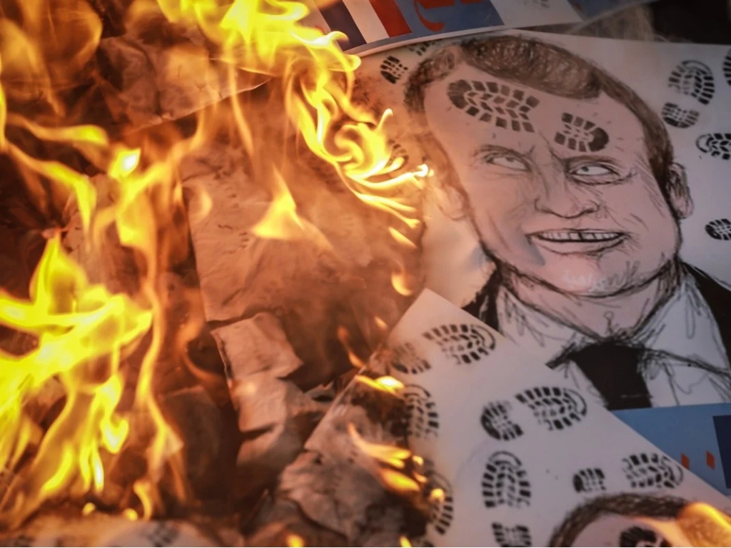 Ilustrasi Presiden Macron