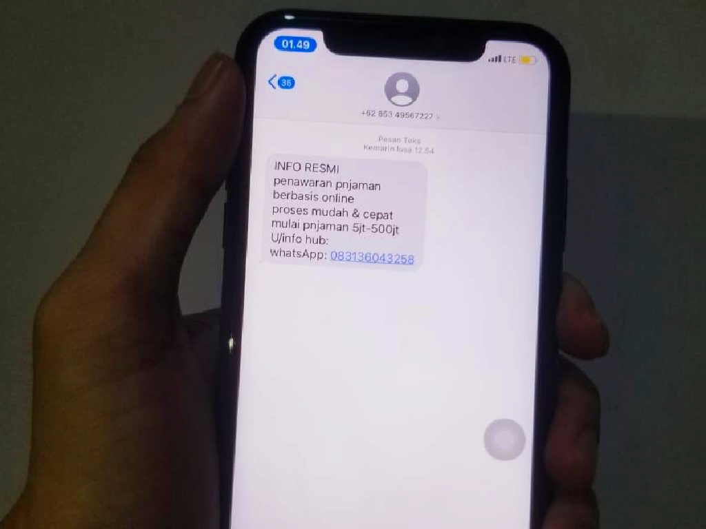 SMS Penipuan