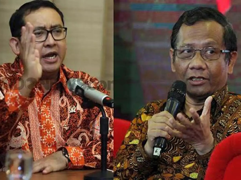 Fadli Zon dan Mahfud MD