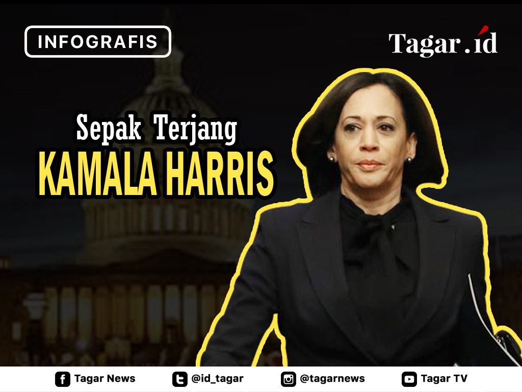 Infografis Cover: Sepak Terjang Kamala Harris