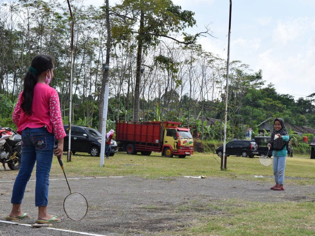 Pengungsi Merapi di Sleman