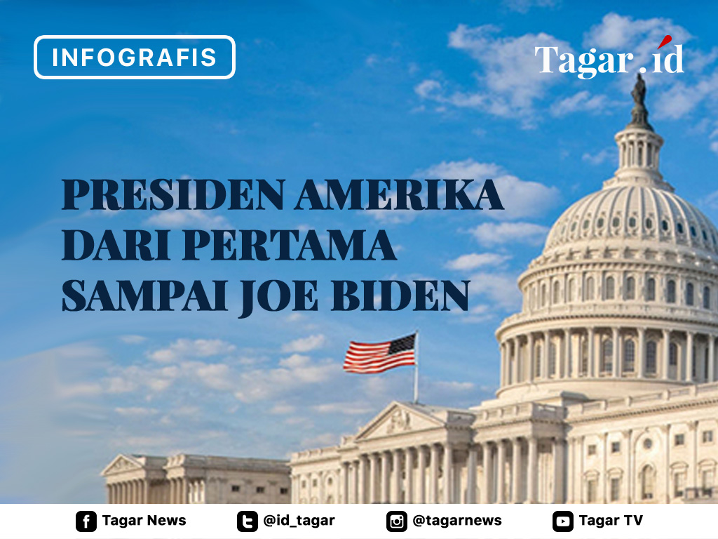 Infografis: Nama Presiden Amerika dari Pertama sampai Joe Biden | Tagar