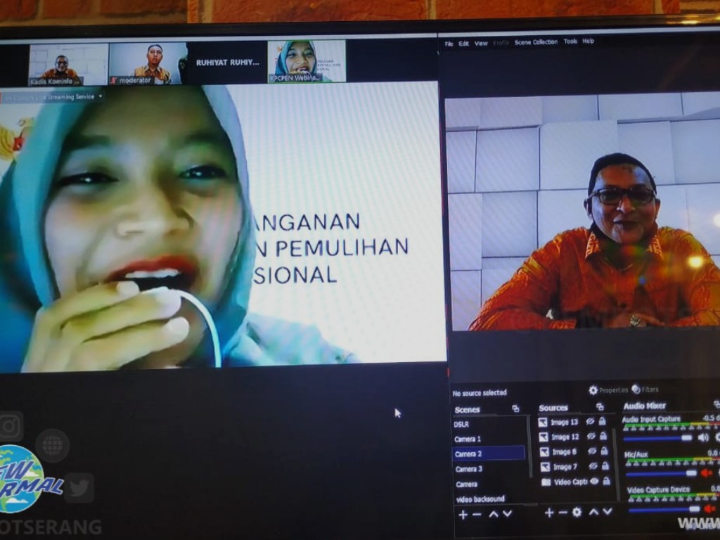 Webinar Vaksin Aman Masyarakat Sehat Kota Serang