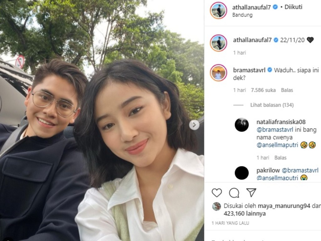 Athalla Naufal dan Ansellman Putri