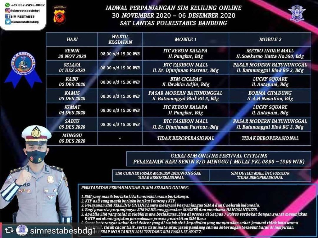 Jadwal SIM Keliling