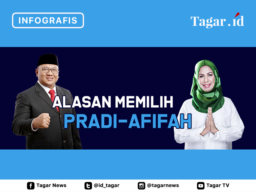 Infografis Cover: Alasan Memilih Pradi-Afifah