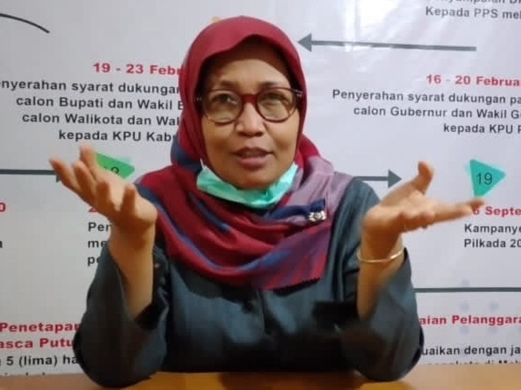 Ketua Bawaslu Kabupaten Bantul Harlina