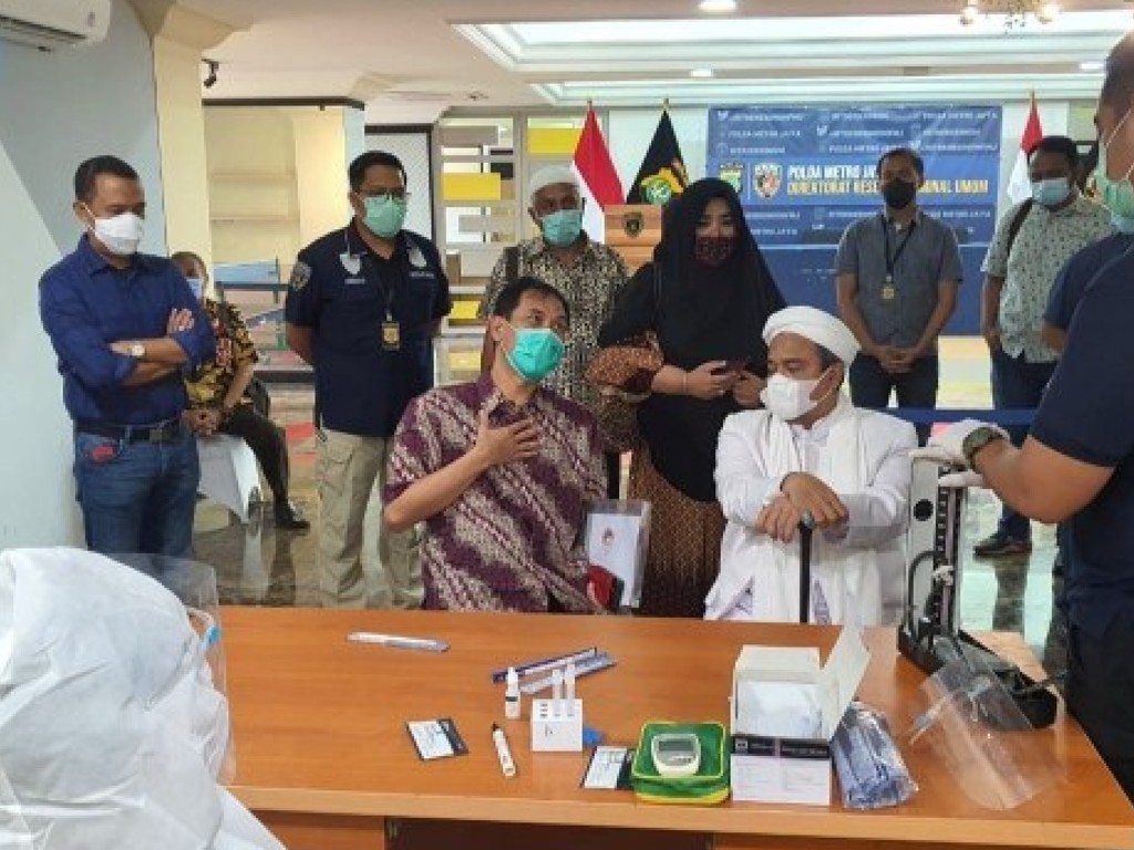 Tes Swab Rizieq Shihab