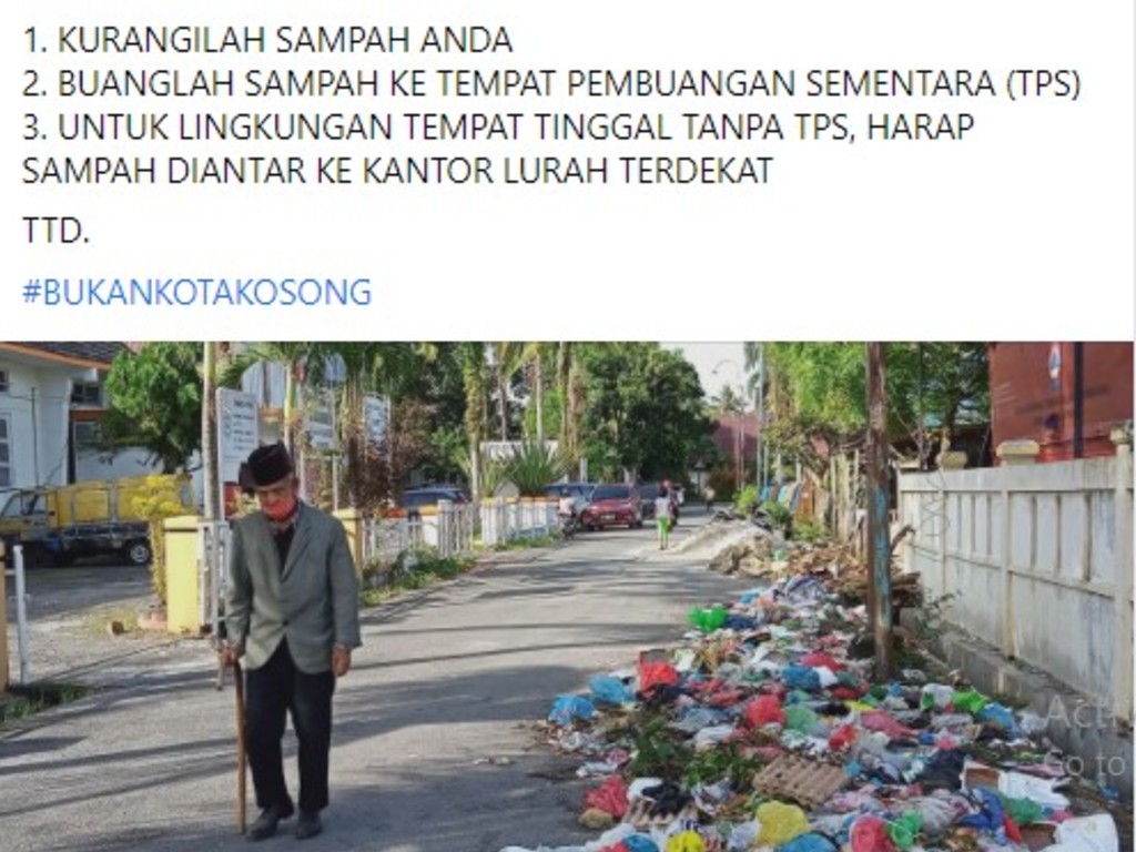 Sampah di Siantar