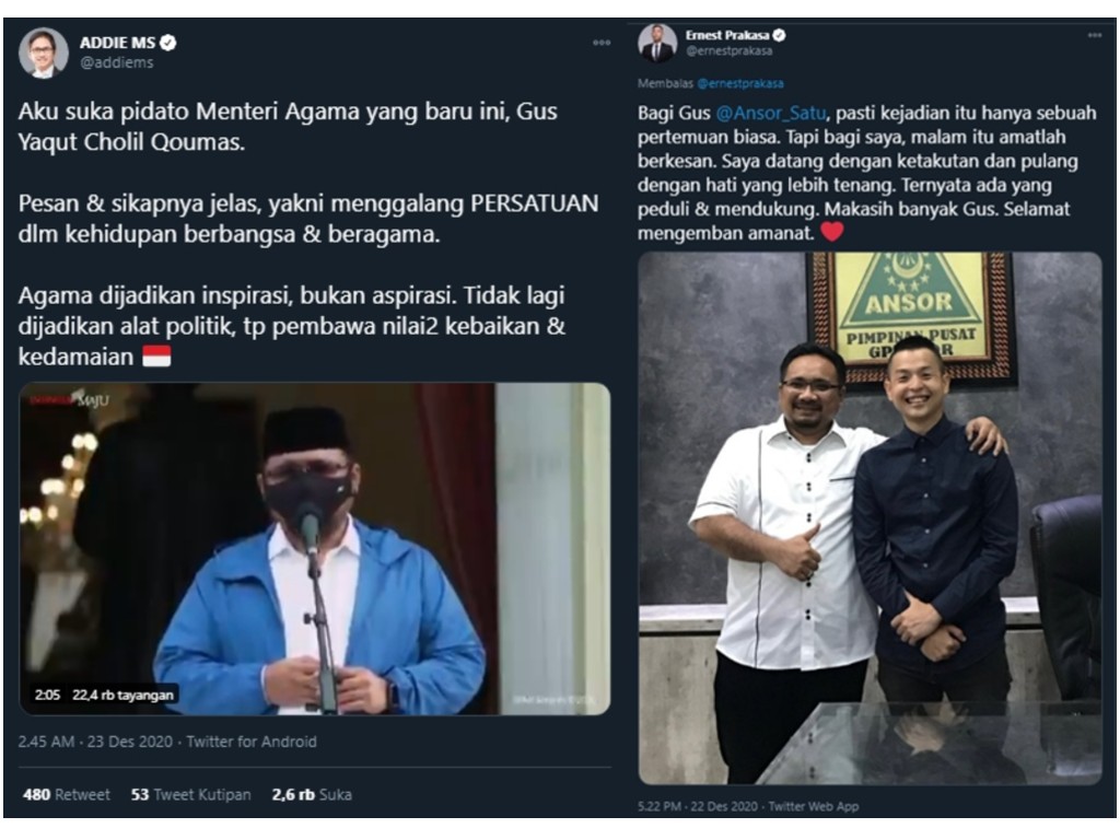 Cuitan untuk Gus Yaqut