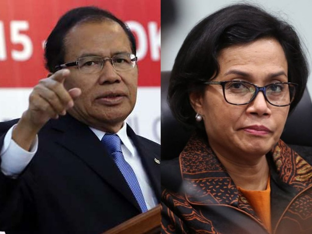 Rizal Ramli dan Sri Mulyani