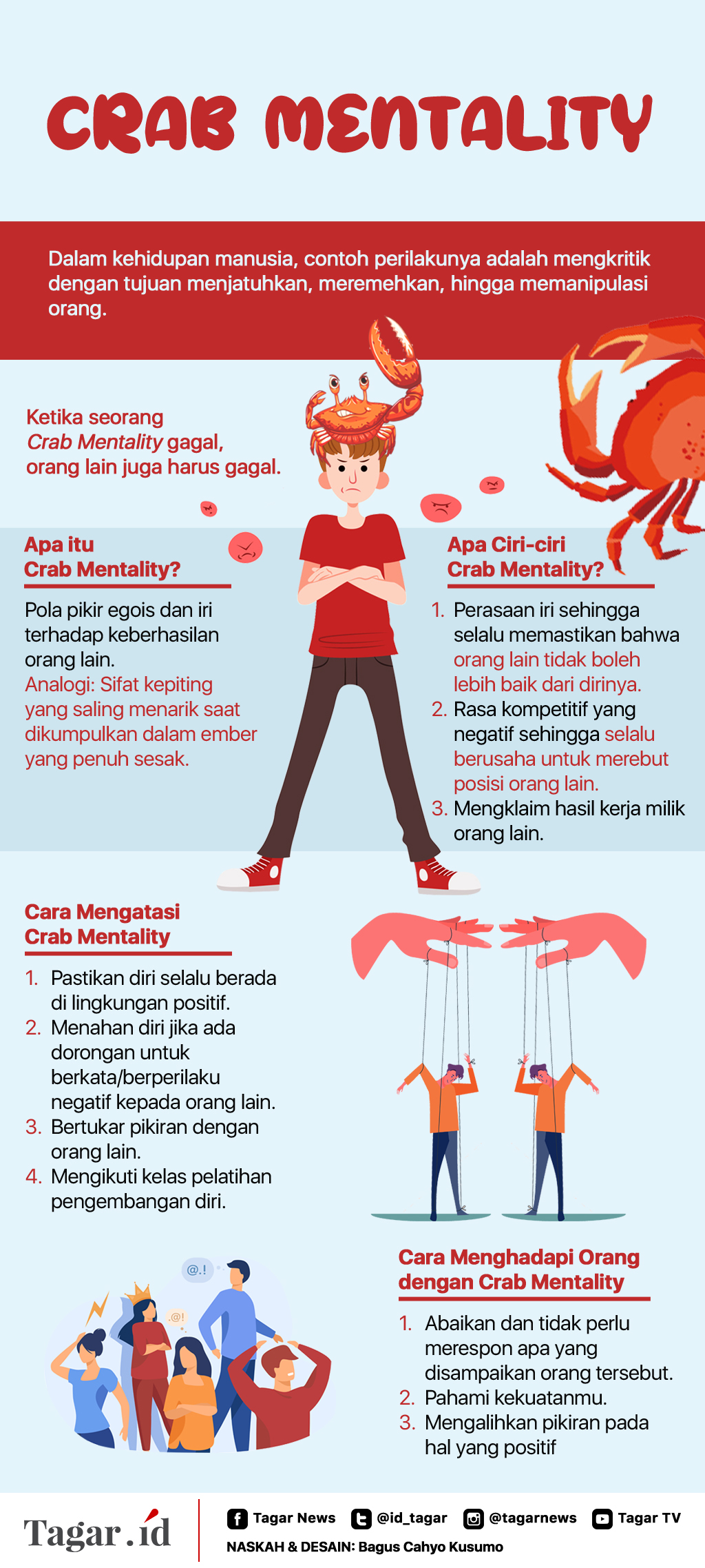 Crab Mentality Gue Gagal Lo Juga Harus Gagal Tagar