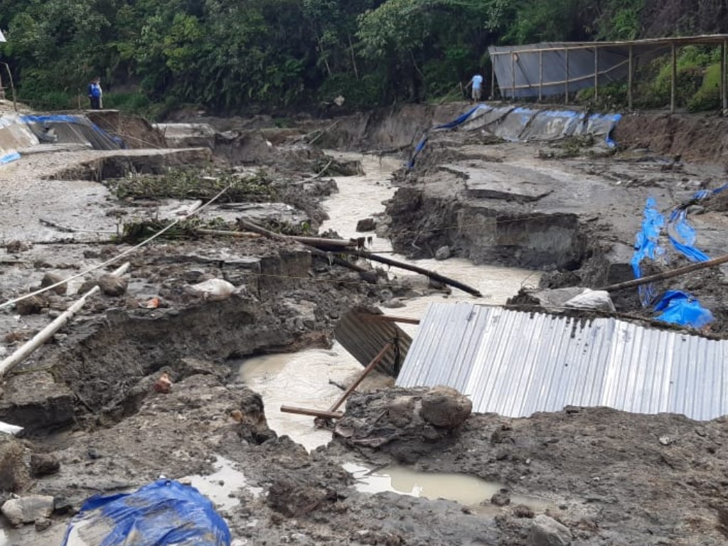 Kolam Pancing di Dairi Rusak