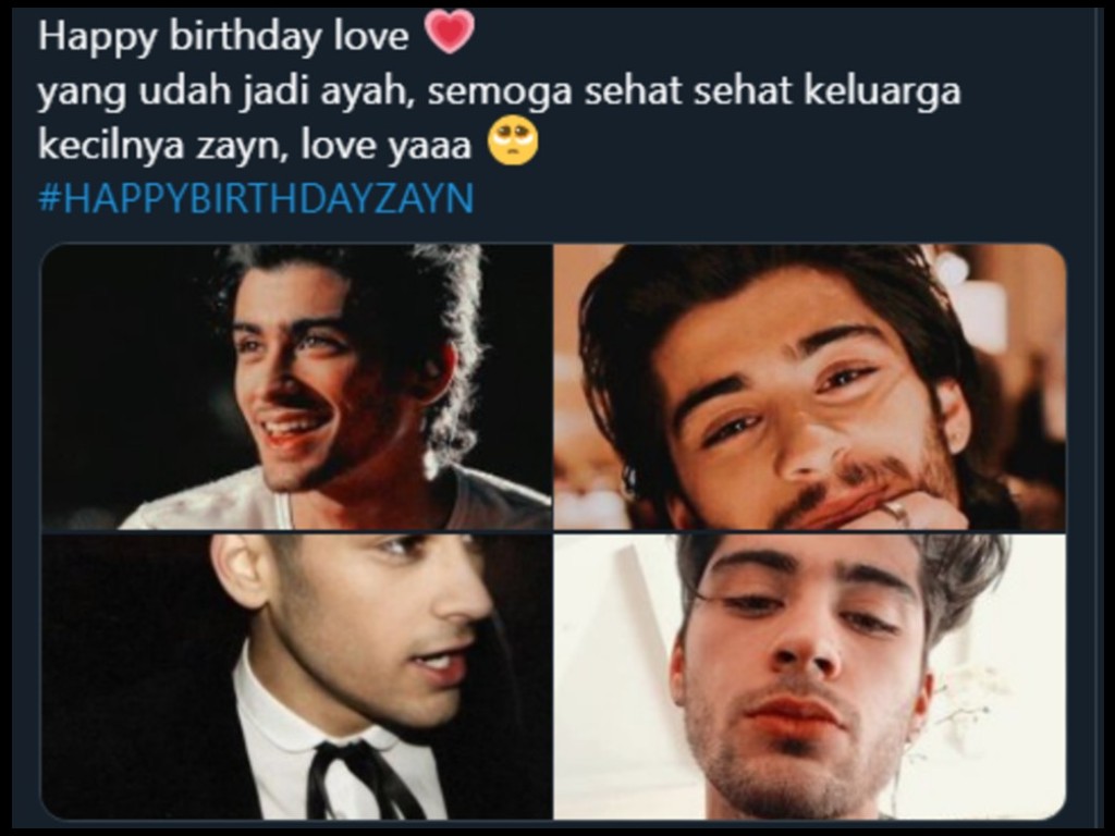 Cuitan Penggemar Zayn Malik