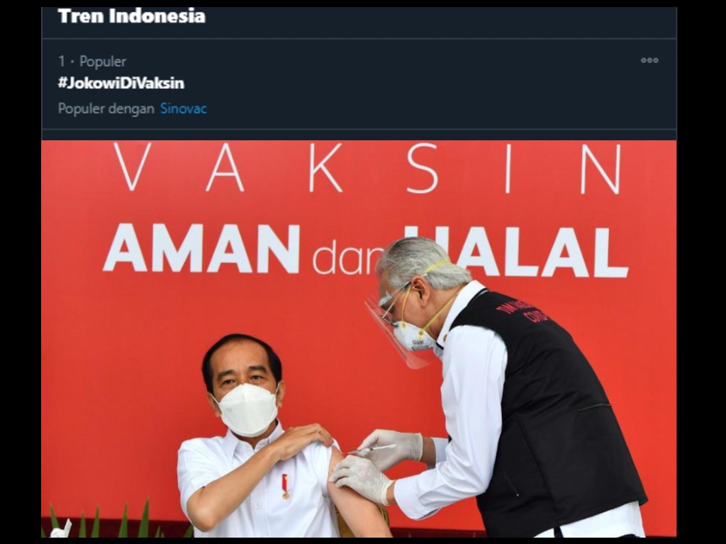 Tagar JokowiDiVaksin