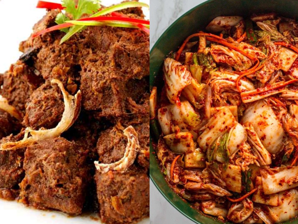 Rendang dan Kimchi