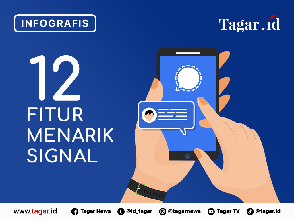Infografis Cover: 12 Fitur Menarik Signal