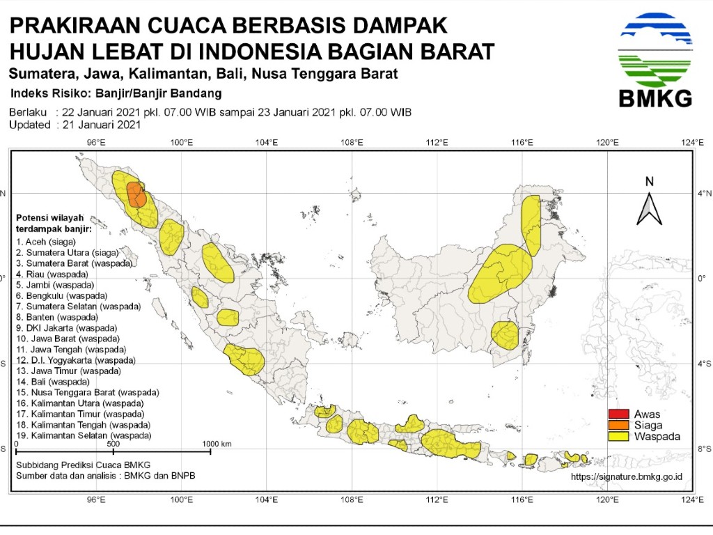 Prakiraan Cuaca BNPB