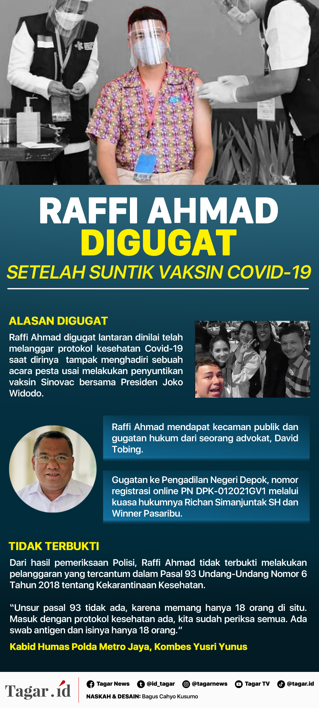 Infografis: Raffi Ahmad Digugat