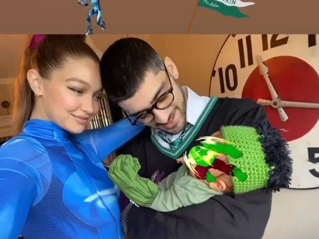 Gigi Hadid, Zayn Malik, dan putrinya