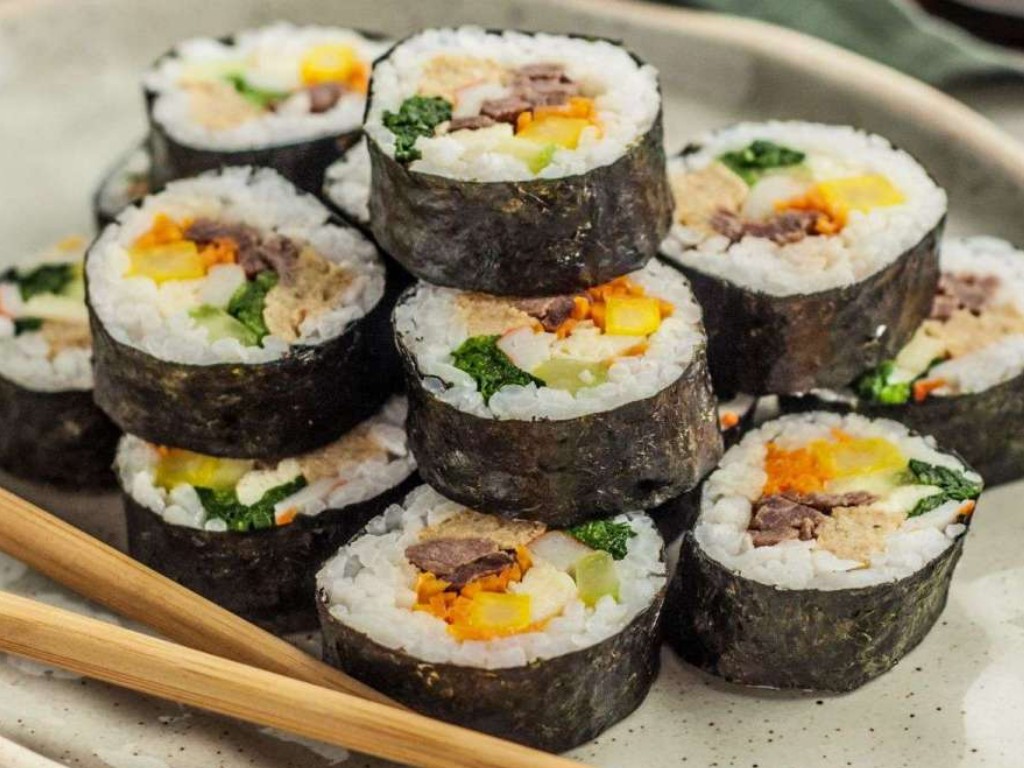 Sajian Kimbab ala Korea