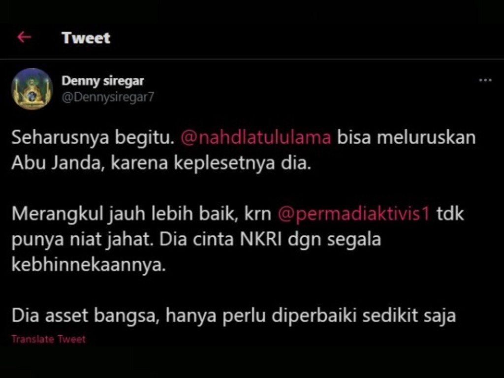 Cuitan Denny Siregar