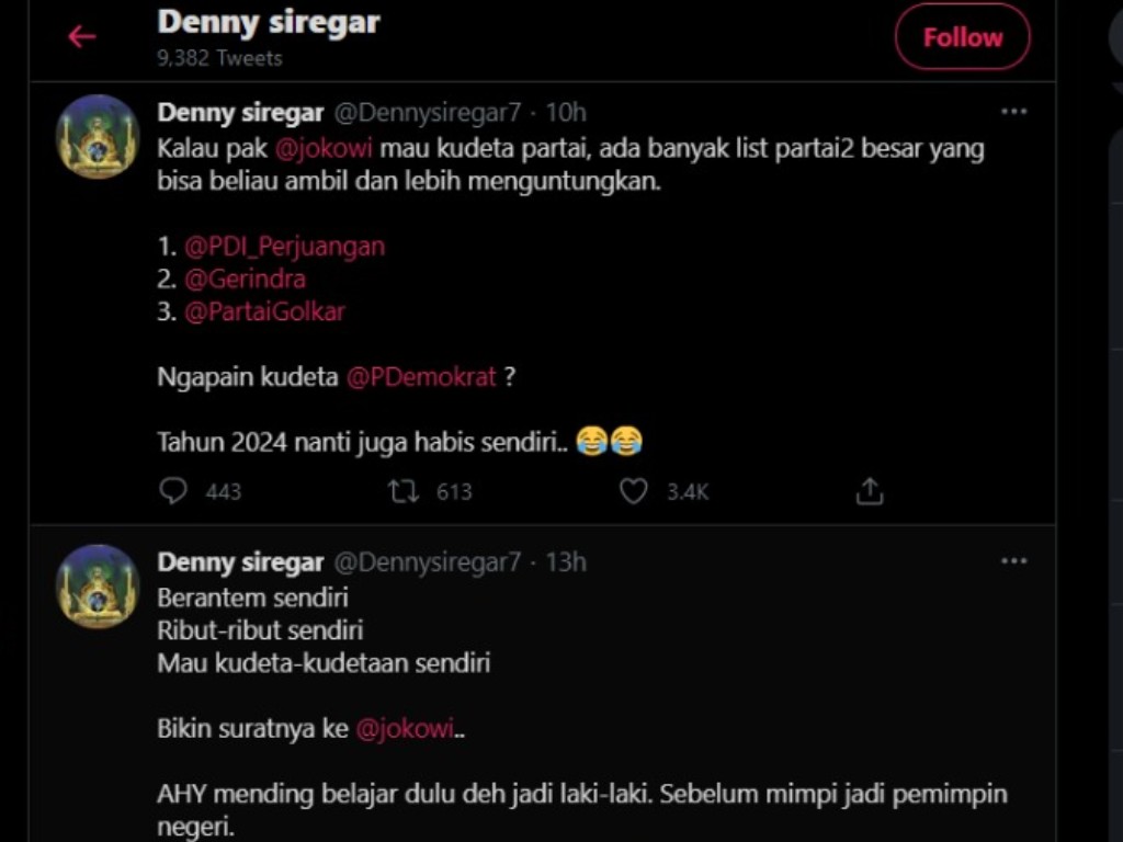 Cuitan Denny Siregar