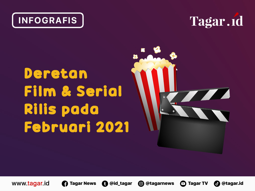 Infografis Cover: Film & Serial TV Februari 2021