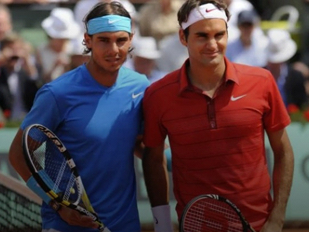 nadal dan federer