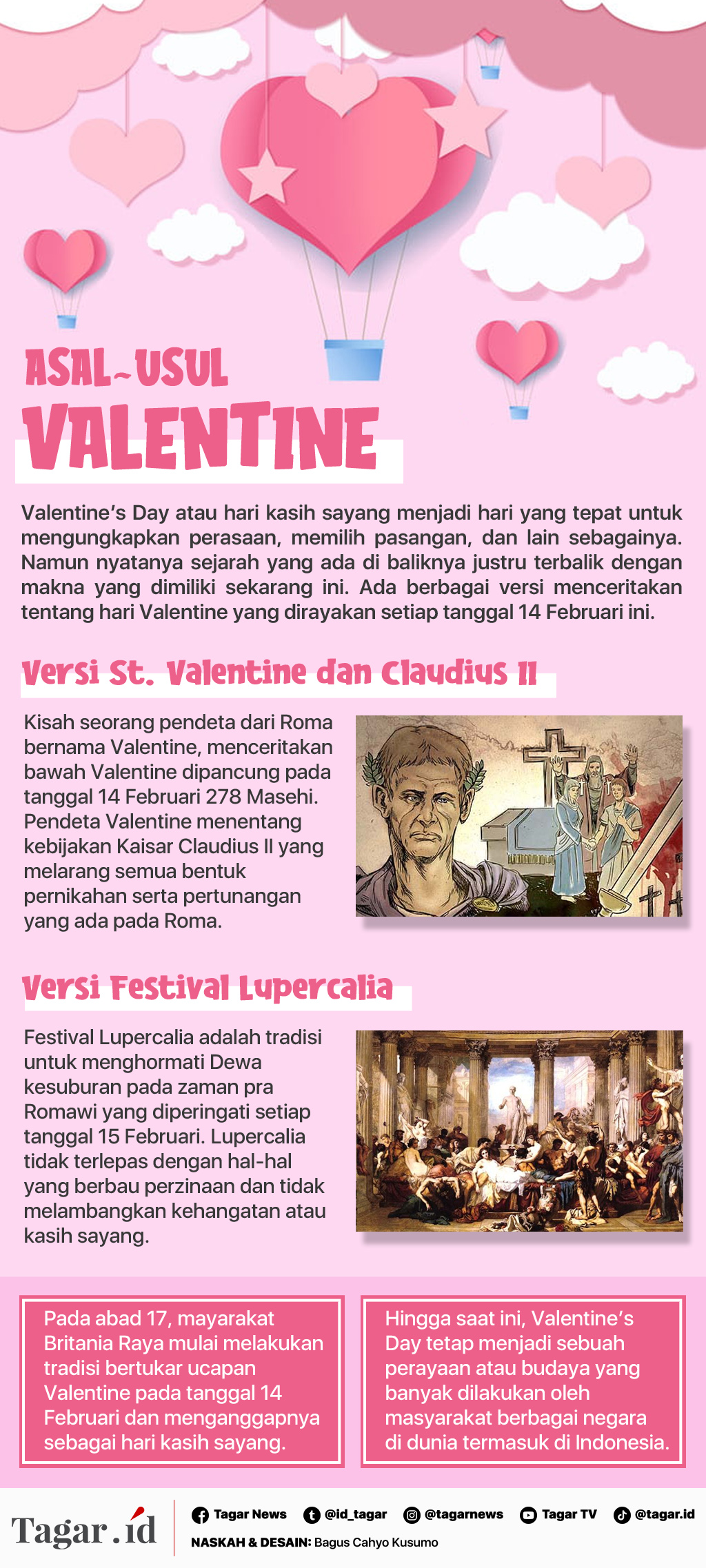 Infografis: Asal-usul Valentine