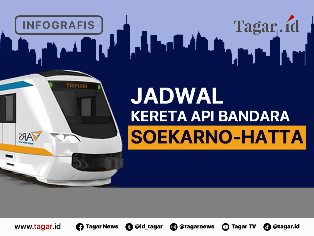 Infografis Jadwal Kereta Api Tujuan Bandara Soekarno Hatta Tagar