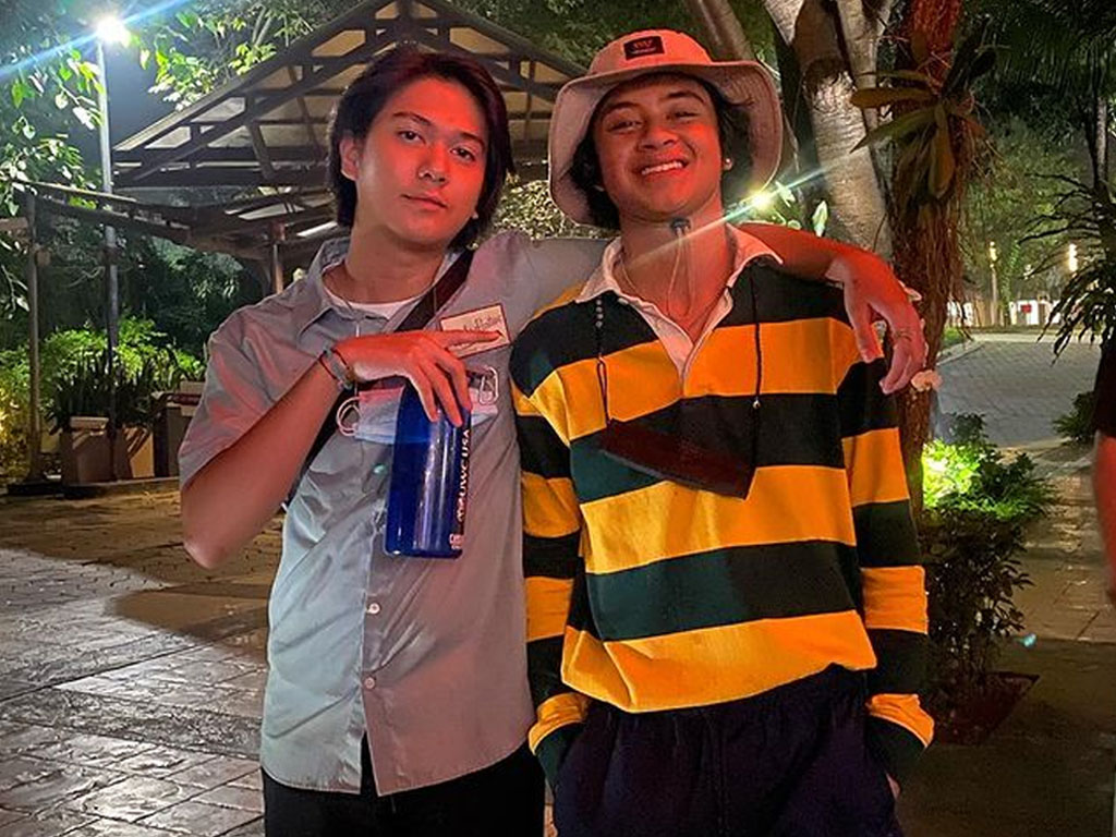 Iqbaal Ramadhan dan Bastian Steel