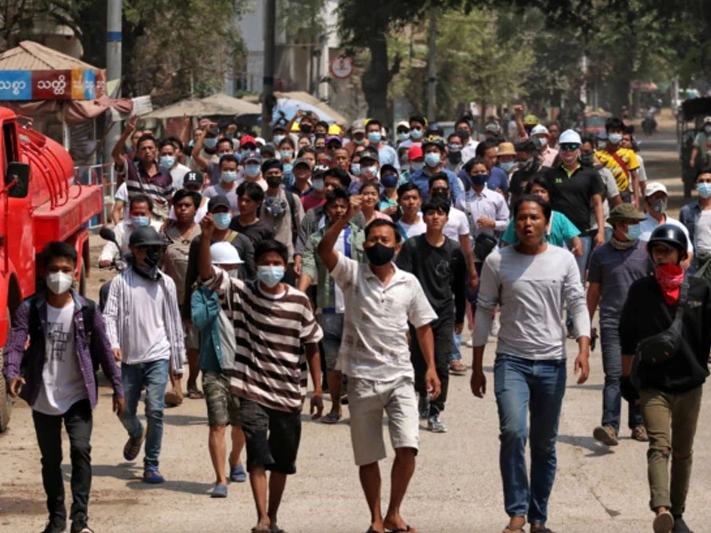 demo antikudeta myanmar