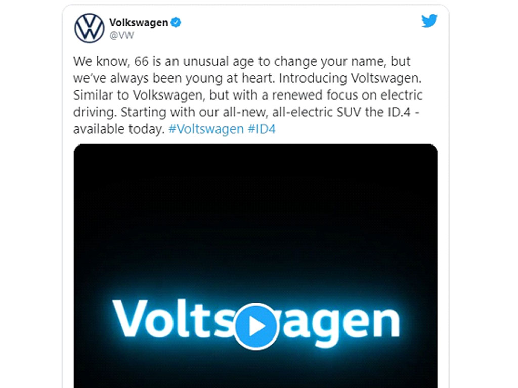 tweet vw