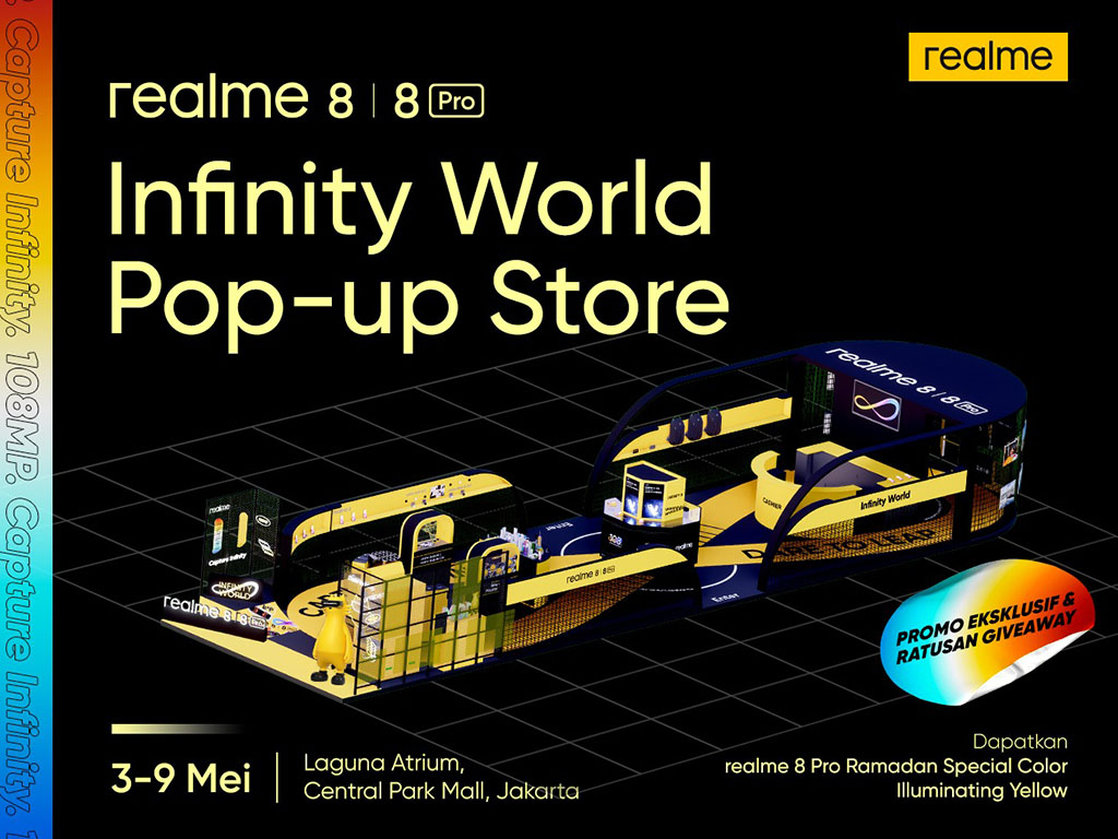 Realme 8 Series Infinity World Pop-up Store