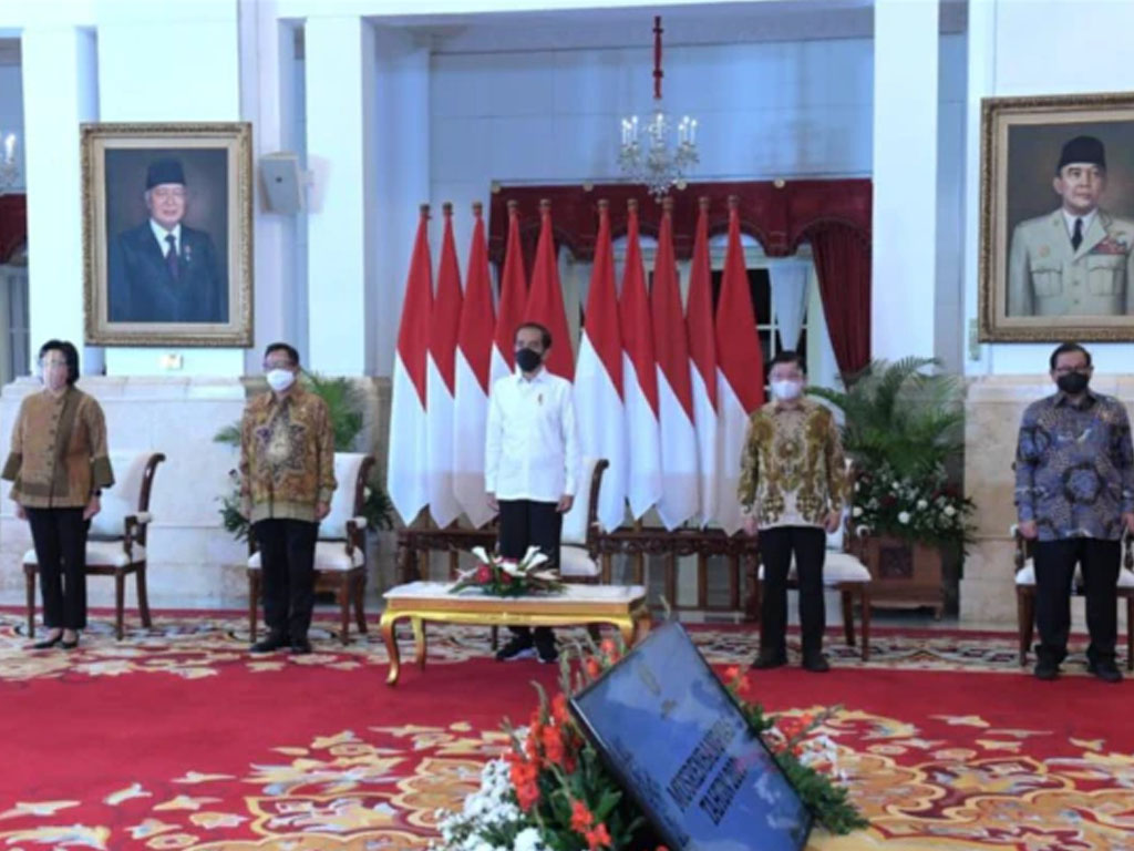 Presiden Jokowi dalam acara Musrembangnas