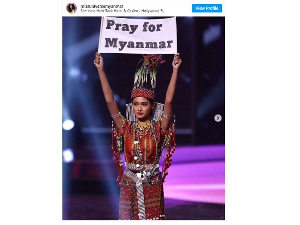 tweet miss myanmar