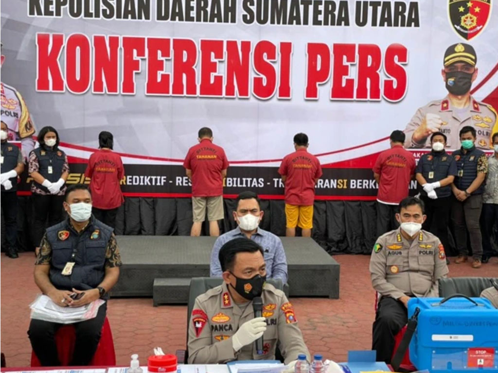 konpres kapolda sumut vaksin palsu