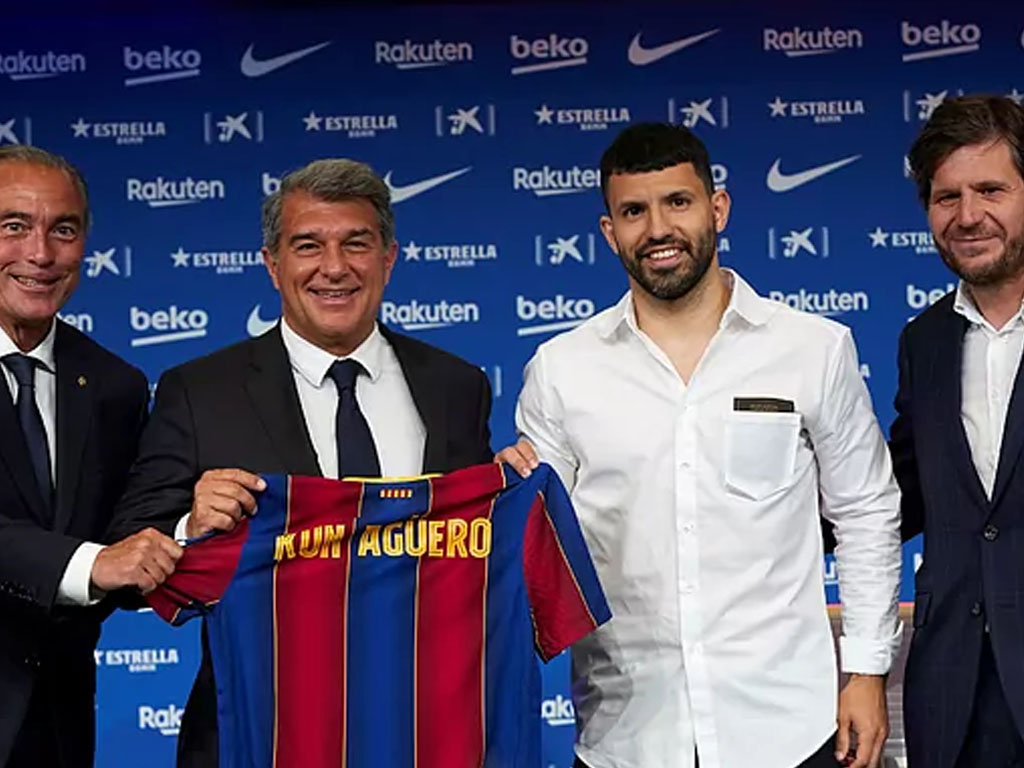 aguero resmi di barca