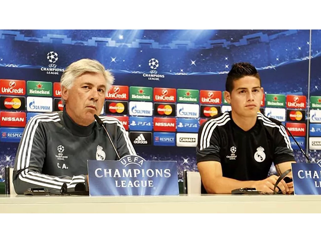 ancelotti dan james