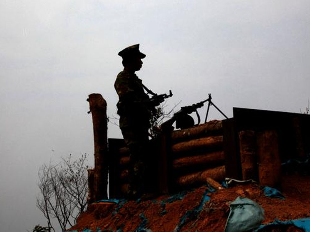 Seorang pemberontak Kachin